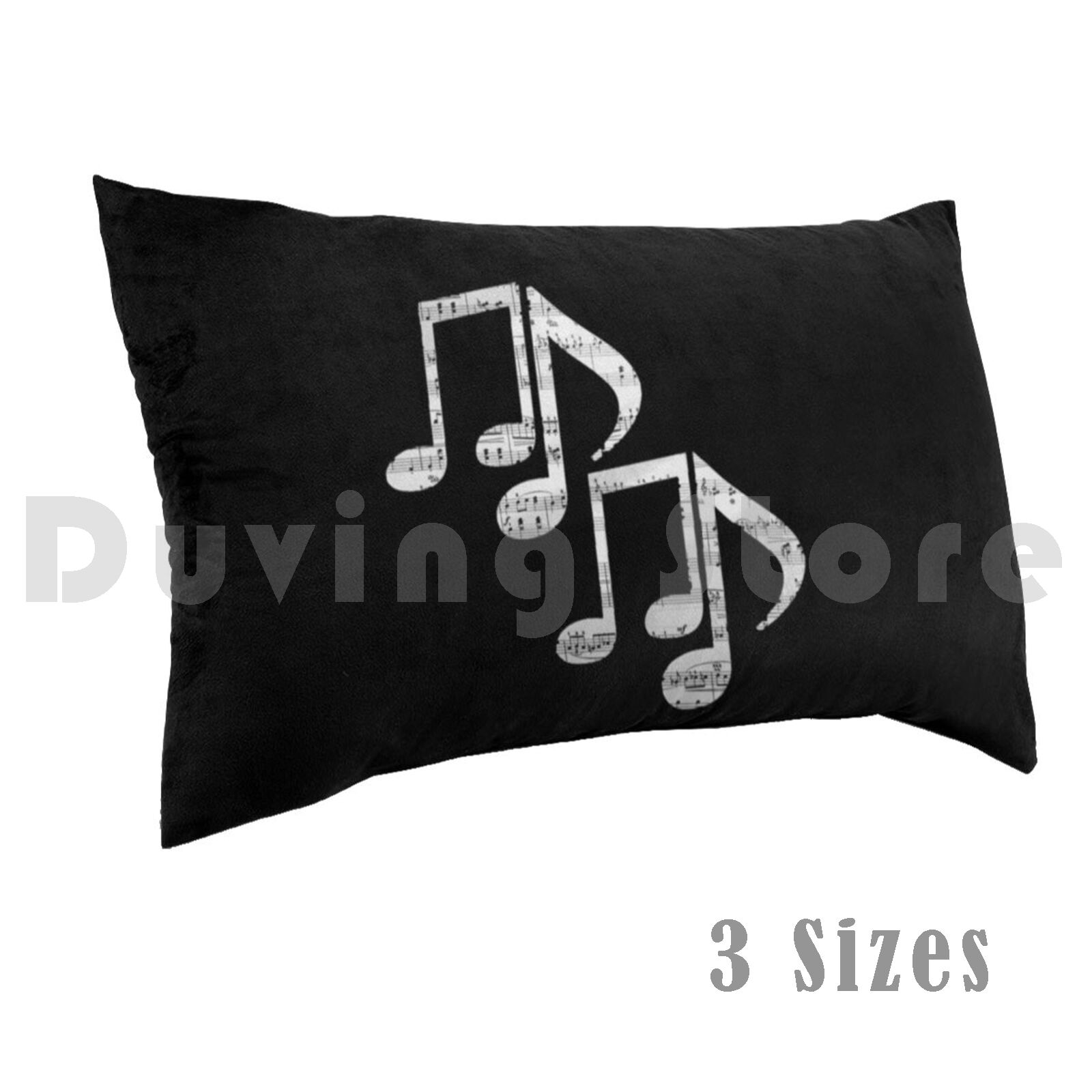 Music Notes Pillow Case Printe - Song With Musical Instrument recension och pris