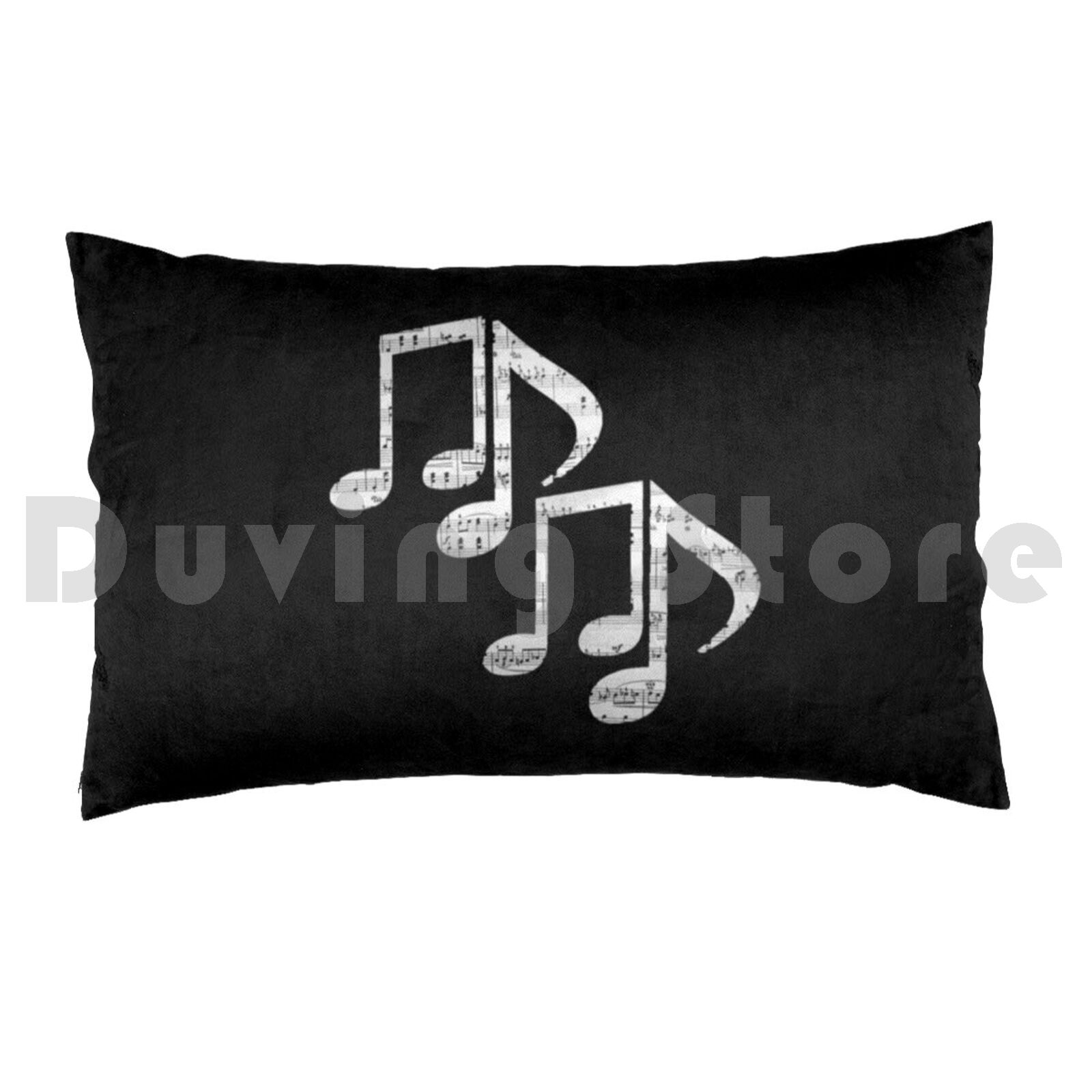 Music Notes Pillow Case Printe - Song With Musical Instrument recension och pris
