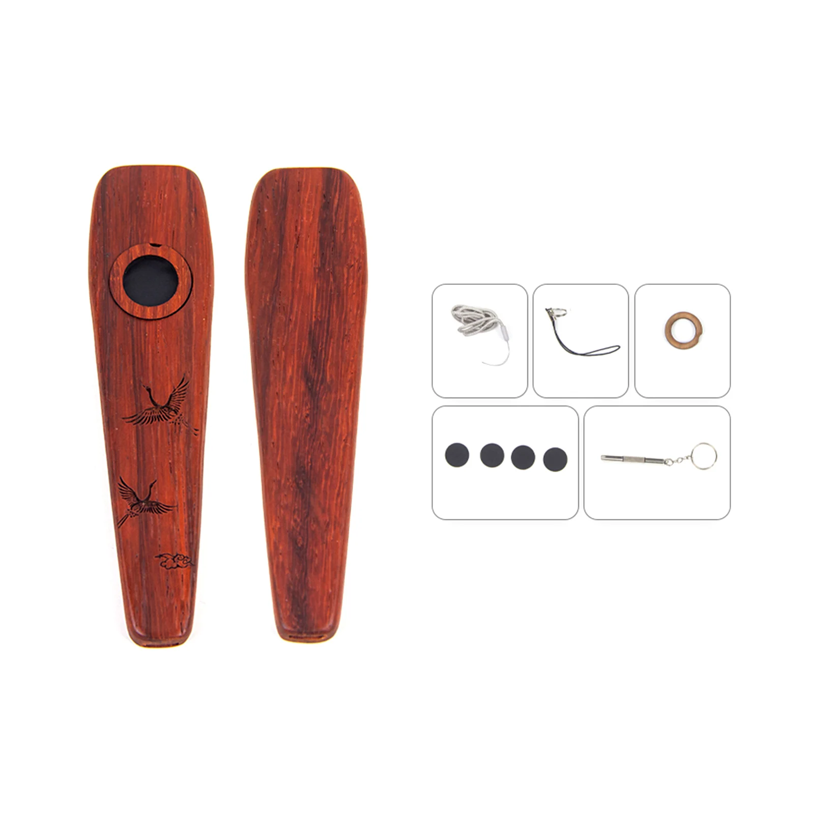 2025 New Wooden Kazoo Gift Set - Musical Instrument Box recension och pris