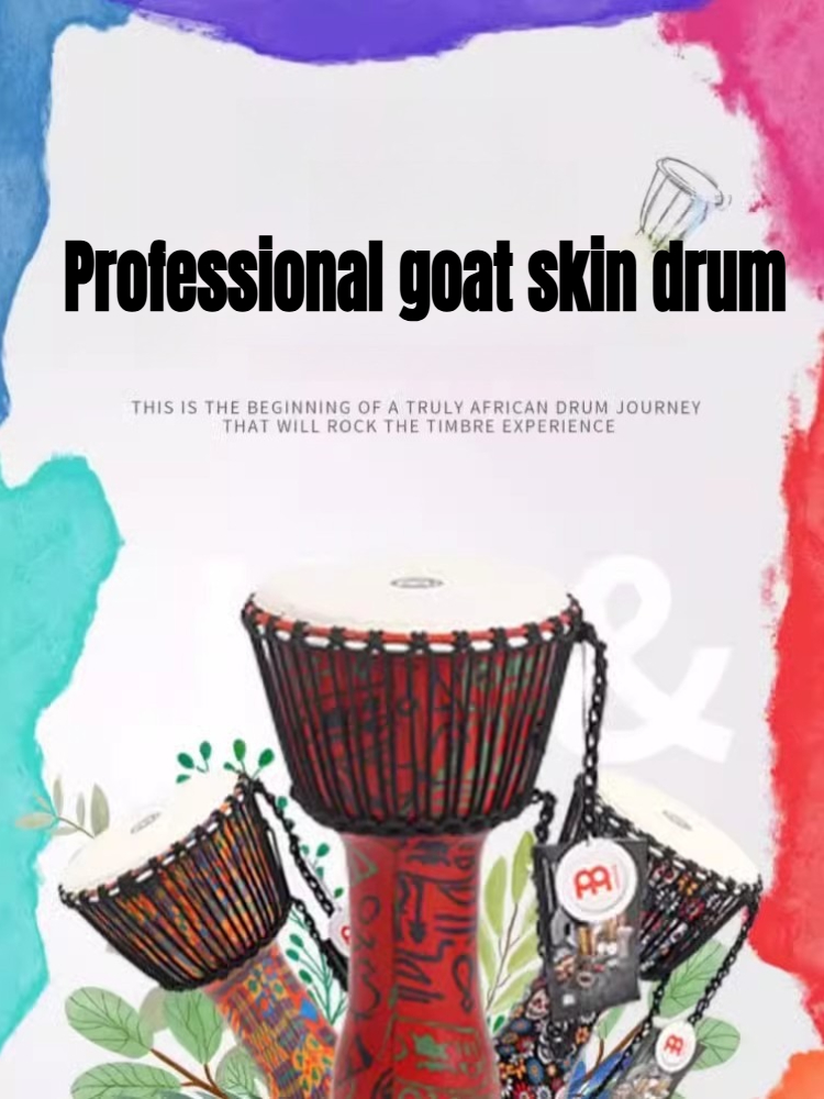 Goat African Drum Pvc Beginner - Djembe Hand Drum recension och pris