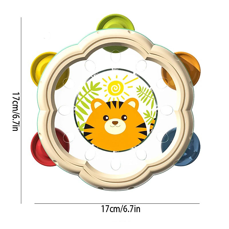 Hand Drum Toy For Baby Toddler - A Musical Instrument You Shake recension och pris