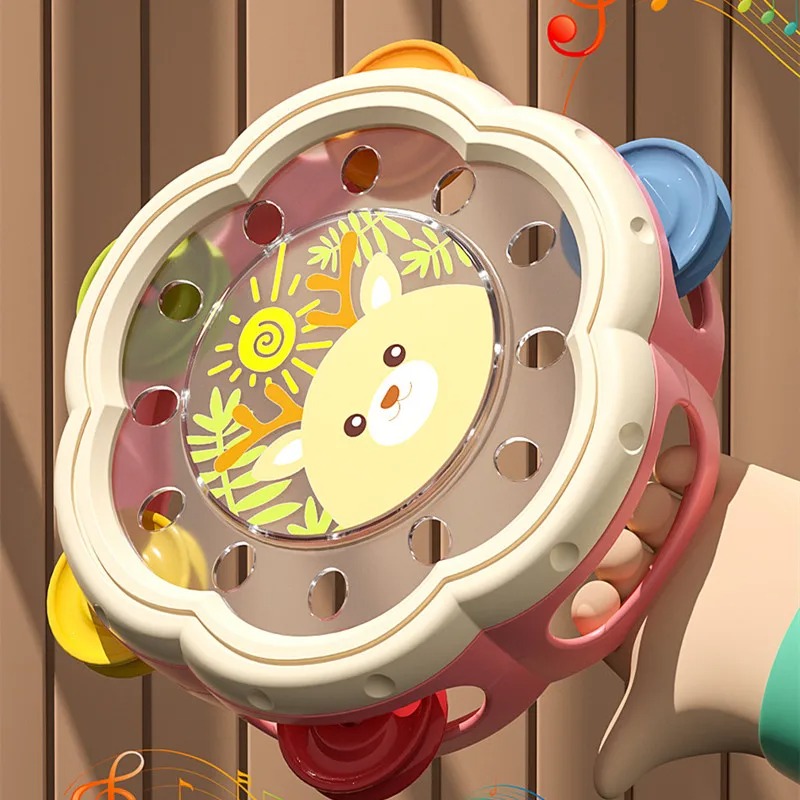 Hand Drum Toy For Baby Toddler - A Musical Instrument You Shake recension och pris