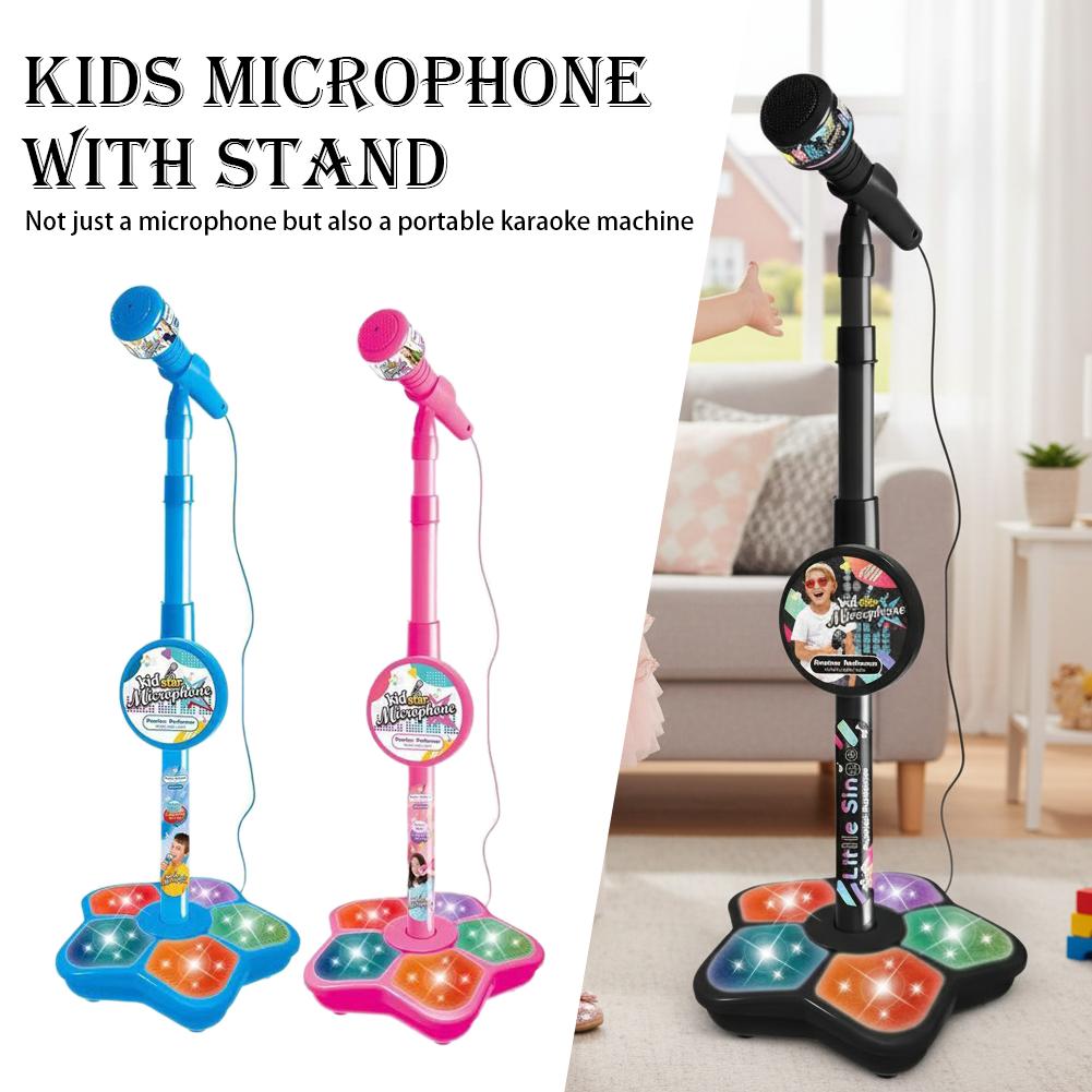 Kids Microphone with Stand Kar - Song With Musical Instrument recension och pris