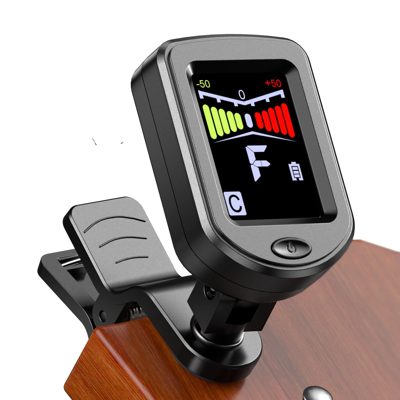 Clip-On Guitar Tuner with Regu - Musical Instrument Organ recension och pris