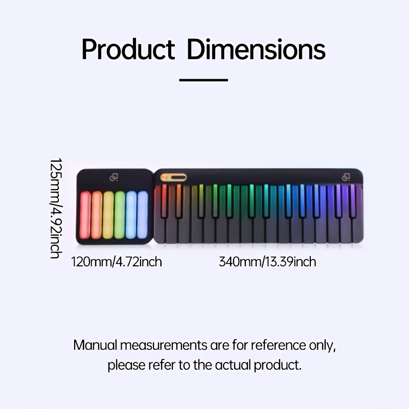 Stylish LED-Backlit PopuPiano  - Musical Instrument Of Keyboard recension och pris